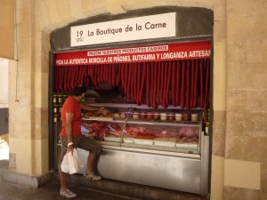 Puesto de longanizas